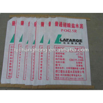 Linyi laminado pp saco de cimento tecido